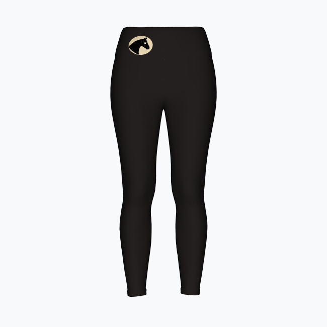CZARNE LEGGINSY SPORTOWE STARHORSES