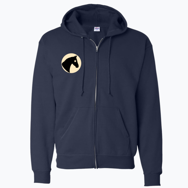 NAVY ROZPINANA BLUZA STARHORSES