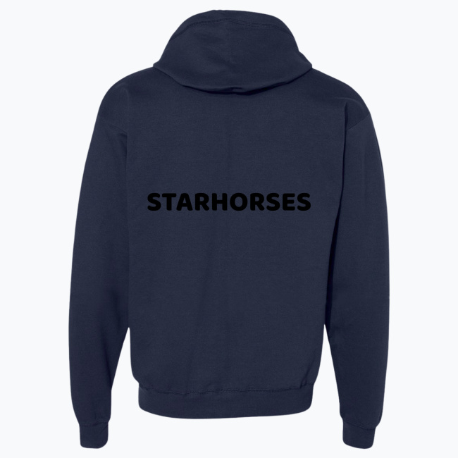 NAVY ROZPINANA BLUZA STARHORSES - obrazek 2